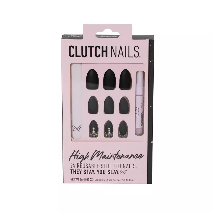 Clutch False Nails - High Maintenance - 24ct | Target
