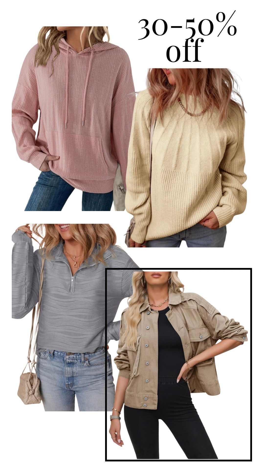 30-50% comes off at checkout 

#LTKSaleAlert