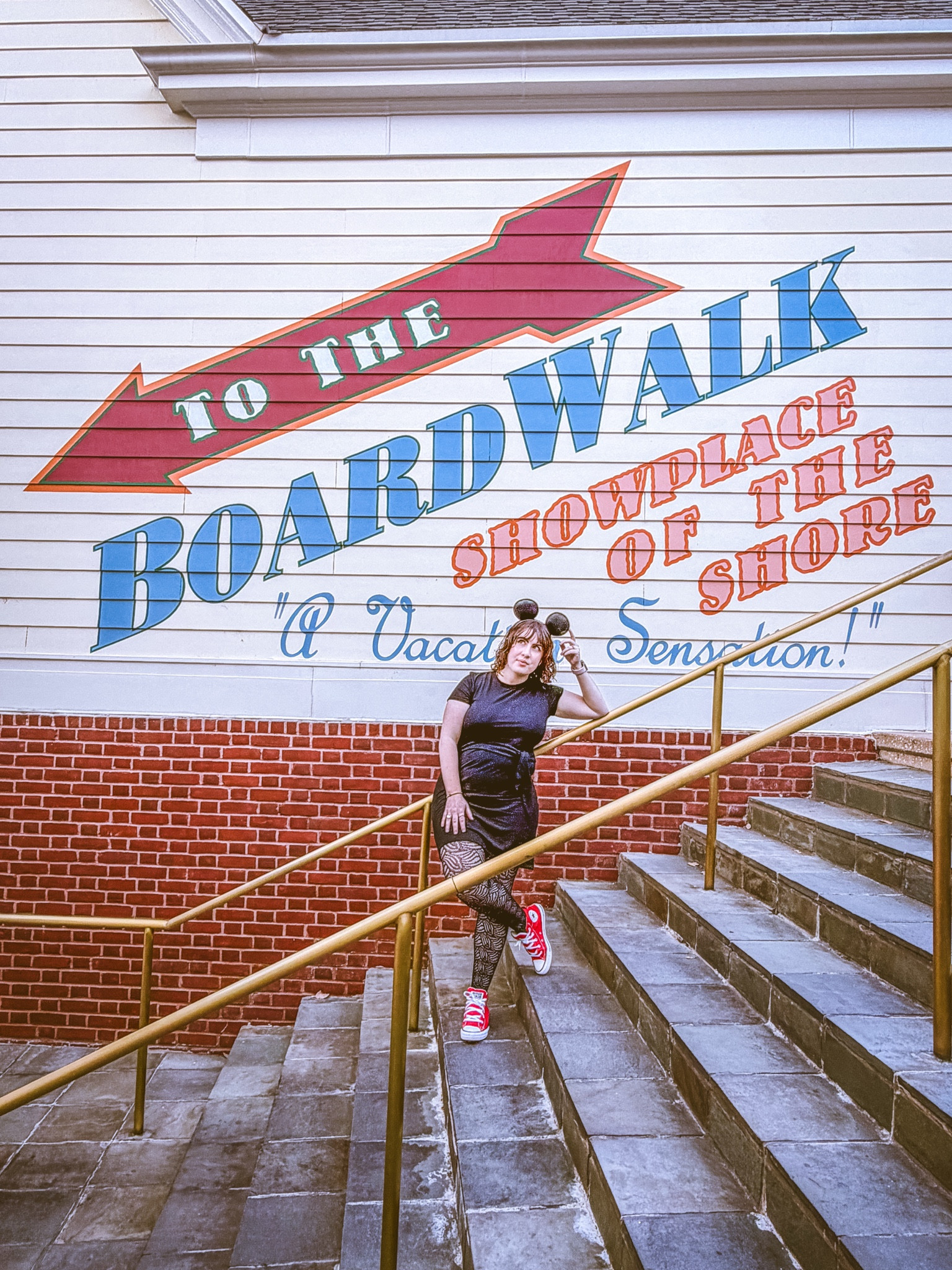 Disney style at Disneys boardwalk resort 

#LTKmomlife #LTKMidsize
