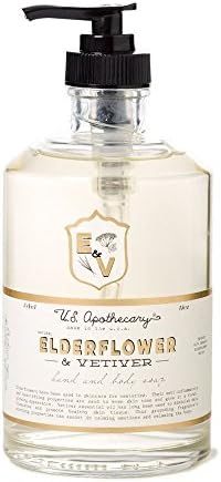 Amazon.com : U.S. Apothecary Elderflower and Vetiver Body and Hand Soap : Beauty & Personal Care | Amazon (US)