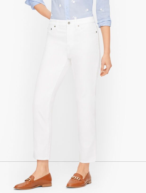 Modern Ankle Jeans - White | Talbots