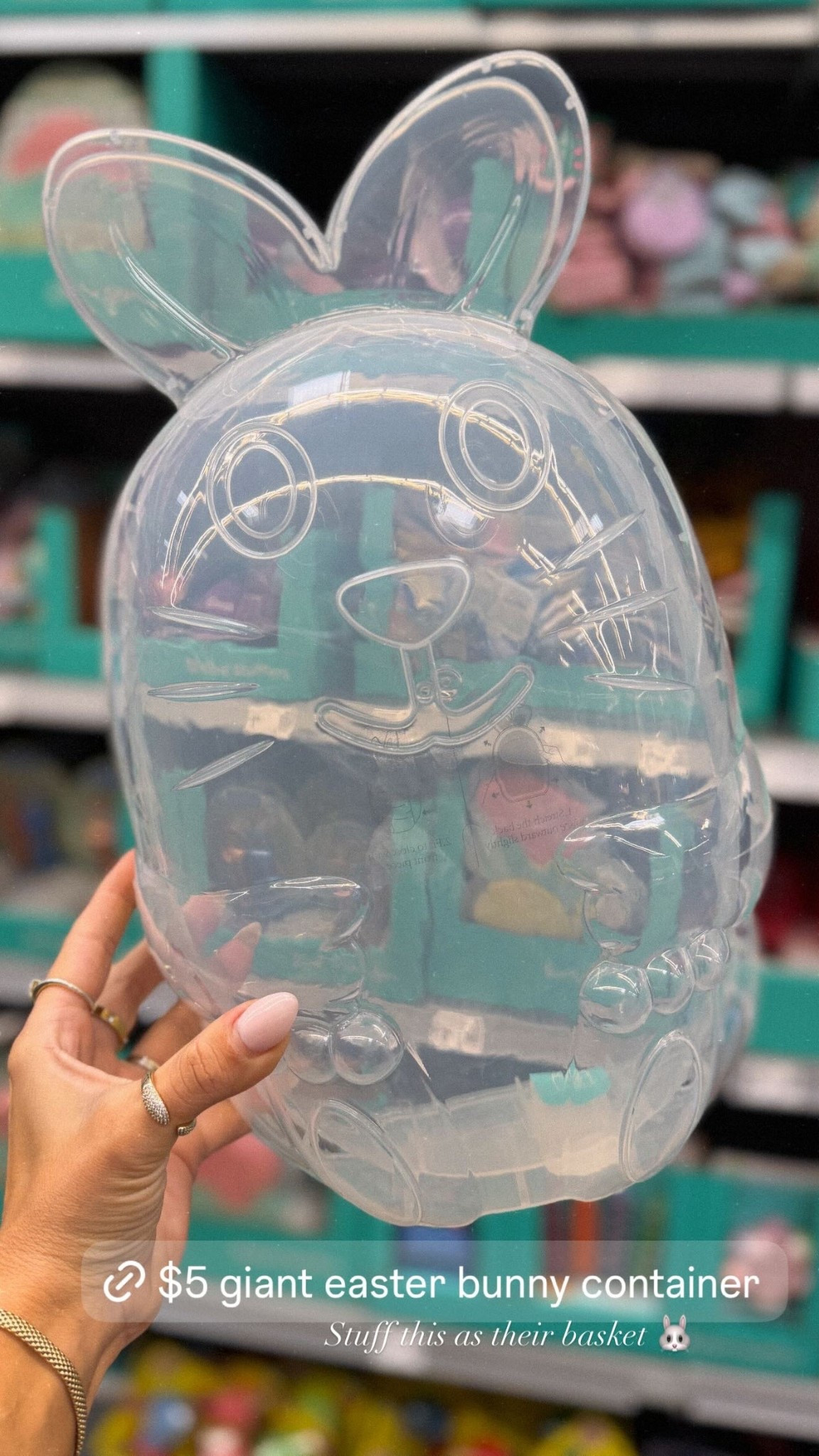 Stuff this as their basket 🐰