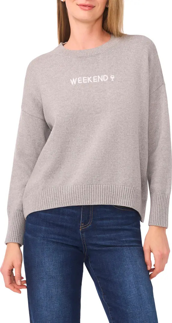 CeCe Weekend & Wine Cotton Sweater | Nordstromrack | Nordstrom Rack