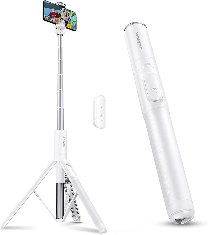 Sensyne 60" Phone Tripod & Selfie Stick, Lightweight All in One Phone Tripod Integrated with Wire... | Amazon (US)