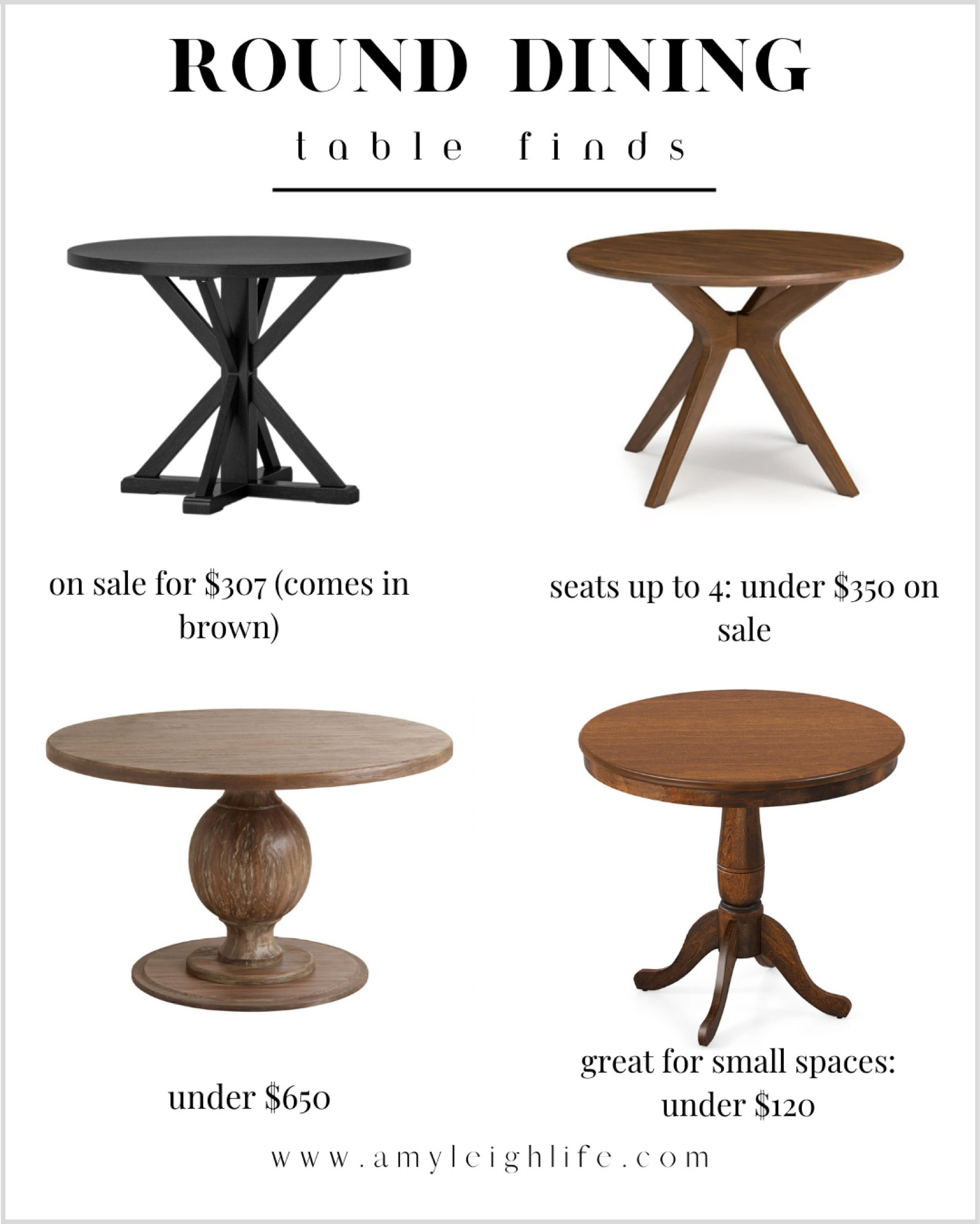 Round dining table finds. Some on sale. 

Dining table, dining tables, dining room table, dining room tables, affordable dining tables, round dining table, round dining room table, modern dining table, wood dining table, round wood dining table, farmhouse dining table, dining room ideas, dining room inspo, dining room tables on sale, dining table dining, dining room decor, dining room table decor, dining room table dining, dinning room decor, farmhouse dining room, dining room furniture, home furniture, home dining room, home decor, homedecor, modern farmhouse dining room, formal dining room, casual dining room, family dining room, small space dining table, small space furniture, kitchen dining table, dining nook, indoor dining table, pedestal dining table, classic home, classic furniture, transitional home, transitional dining room, transitional decor, traditional home, dining room decor, small dining table, dining table round, target, target home, target home decor, overstock, overstock home, affordable home, budget friendly home, furniture on sale, Amy leigh life, dining room decor, dining room wall decor, dining room table decor, vintage tables, vintage dining table, vintage inspired dining table, round wood dining table, round table, wood round table, round dining table, indoor dining room, modern organic home, modern organic dining room, modern dining table, organic modern dining room, organic modern home, organic modern dining table, modern organic dining table, small space dining table, black dining table, black round dining table, walmart finds, walmart home, walmart table, walmart dining table, walmart home decor, walmart furniture, Target home, target dining room, target finds, target dining table, target furniture, target home decor, target

#amyleighlife
#diningtable

Prices can change  

#LTKsalealert #LTKfamily #LTKhome