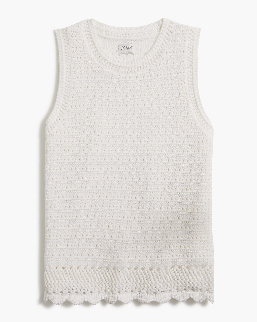 Crochet sweater-tank | J.Crew Factory