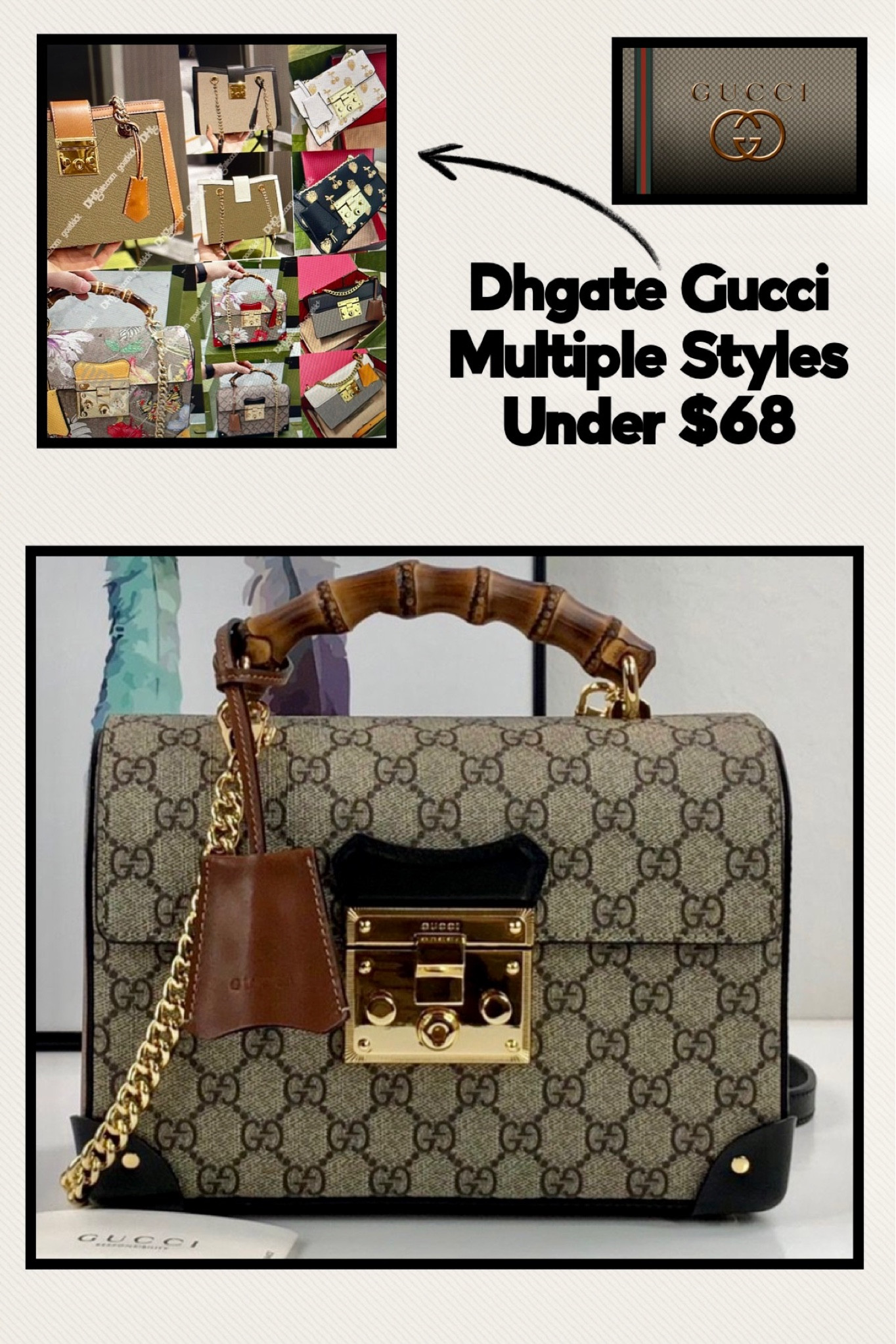 Anyone know any DHgate sellers that sell Gucci messenger bags that