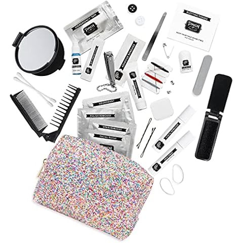 Pinch Provisions Funfetti Minimergency Kit, Includes 17 Travel-Sized Cosmetic Essentials, Conveni... | Amazon (US)