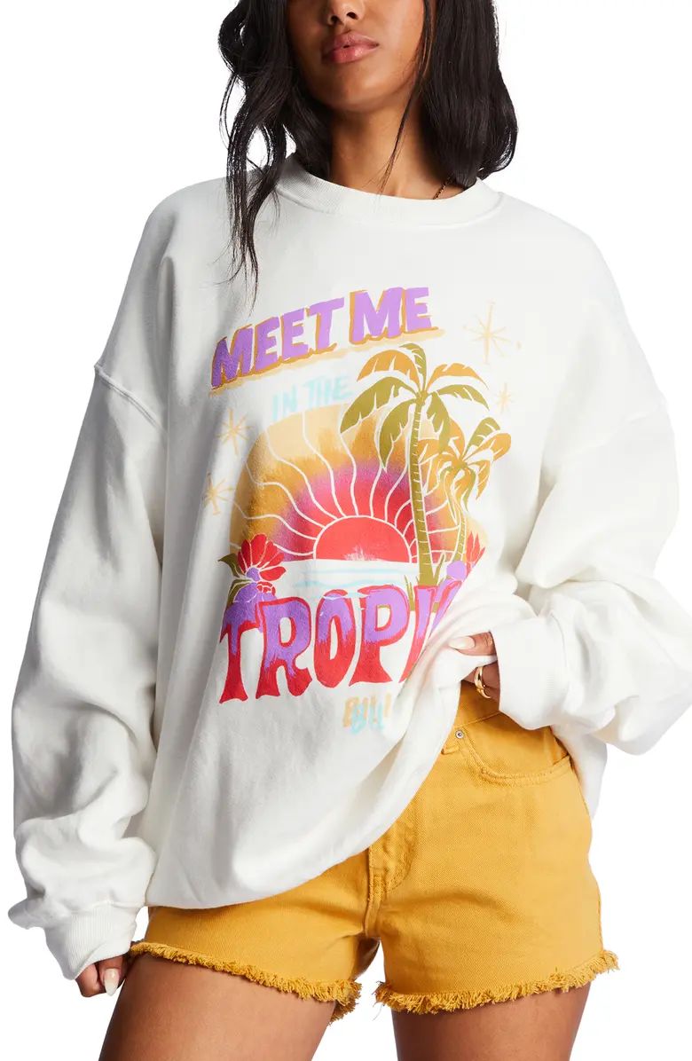 Billabong Ride In Cotton Blend Graphic Sweatshirt | Nordstrom | Nordstrom