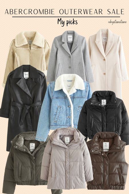 Abercrombie Outerwear is on sale 25% off! My picks! 











Abercrombie, abercrombie haul, jacket, leather jacket, jean jacket, coats, winter coats, fall fashion

#LTKsalealert #LTKGiftGuide #LTKSeasonal
