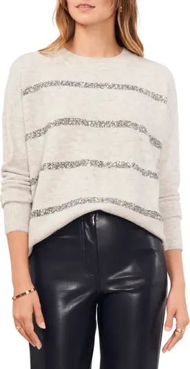 Sequin Stripe Sweater | Nordstrom