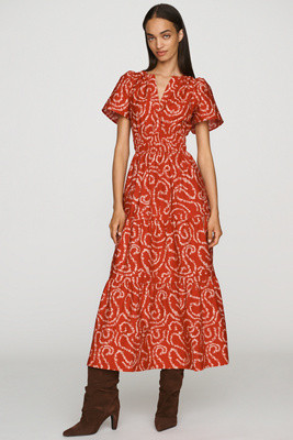 Somerset Maxi Dress By Anthropologie in Orange Size 1 X | Anthropologie (US)