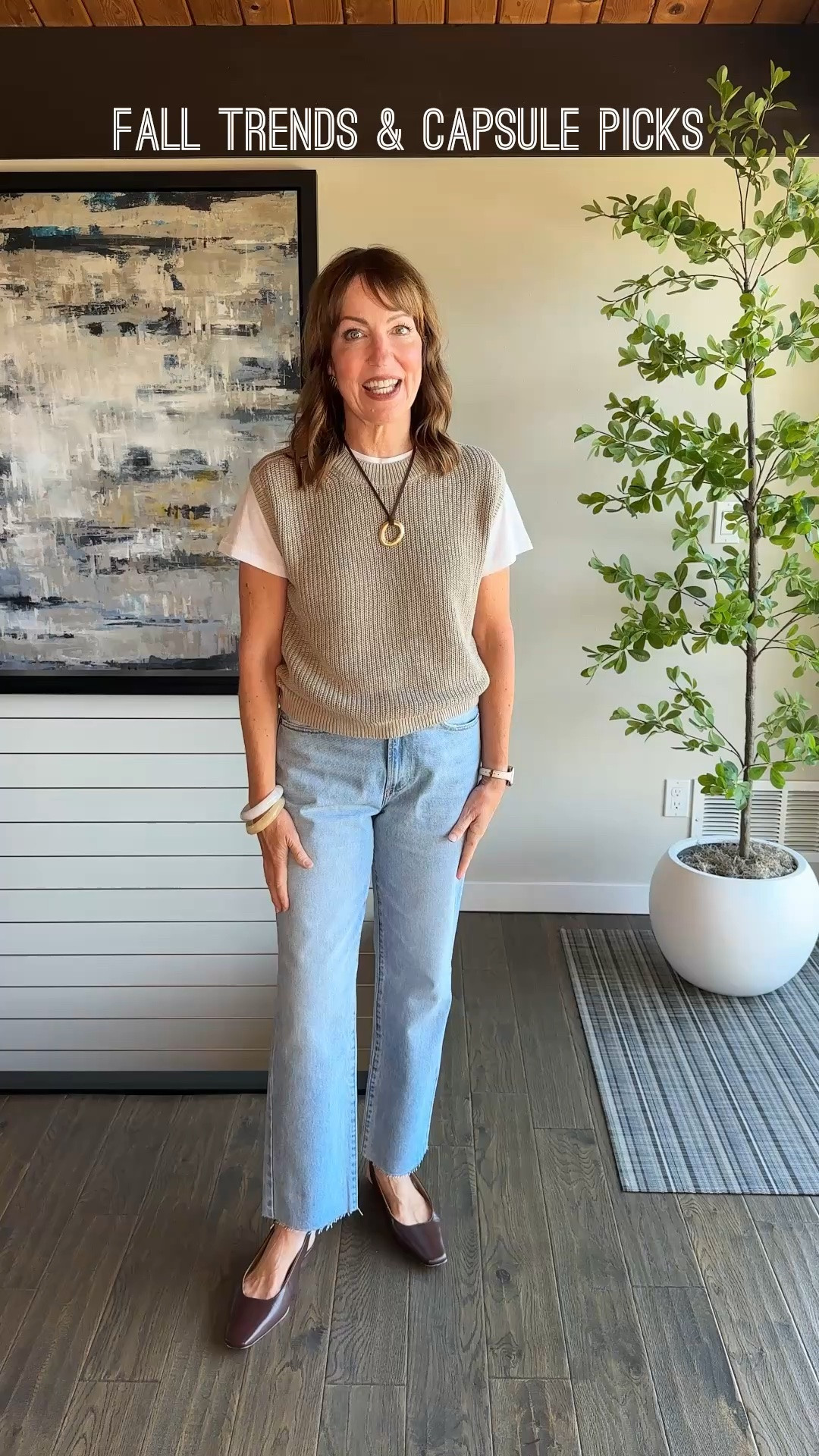 We all love @Quince  for their amazing affordable cashmere, chic linen pieces and stylish denim, but we’re just waking up to their cool shoe selection! These Italian leather sling backs are the perfect fall transition shoe!🍂

We love dressing for late summer/early fall in darker neutrals, light layers, and it’s the perfect time to wear a short sleeve sweater! We’ve heard such great things about the Quince barrel jeans, and we can see why! Such a great fit and the barrel shape is subtle. Which look is your favorite?

I’m 5’6” and wear small in tops and 27 in jeans. 
#quincepartner #liketkit

#LTKOver40 #LTKootd #LTKWorkwear

#LTKootd #LTKOver40 #LTKWorkwear