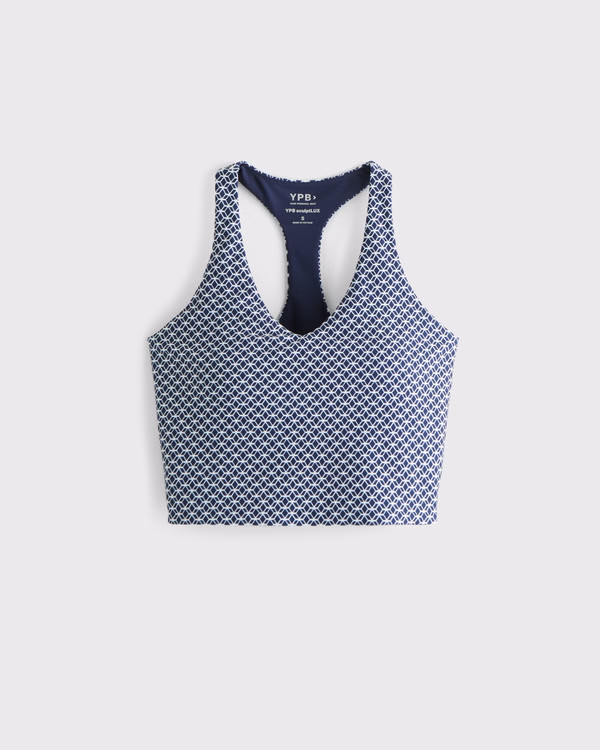 YPB sculptLUX Racerback V-Neck Tank | Abercrombie & Fitch (US)