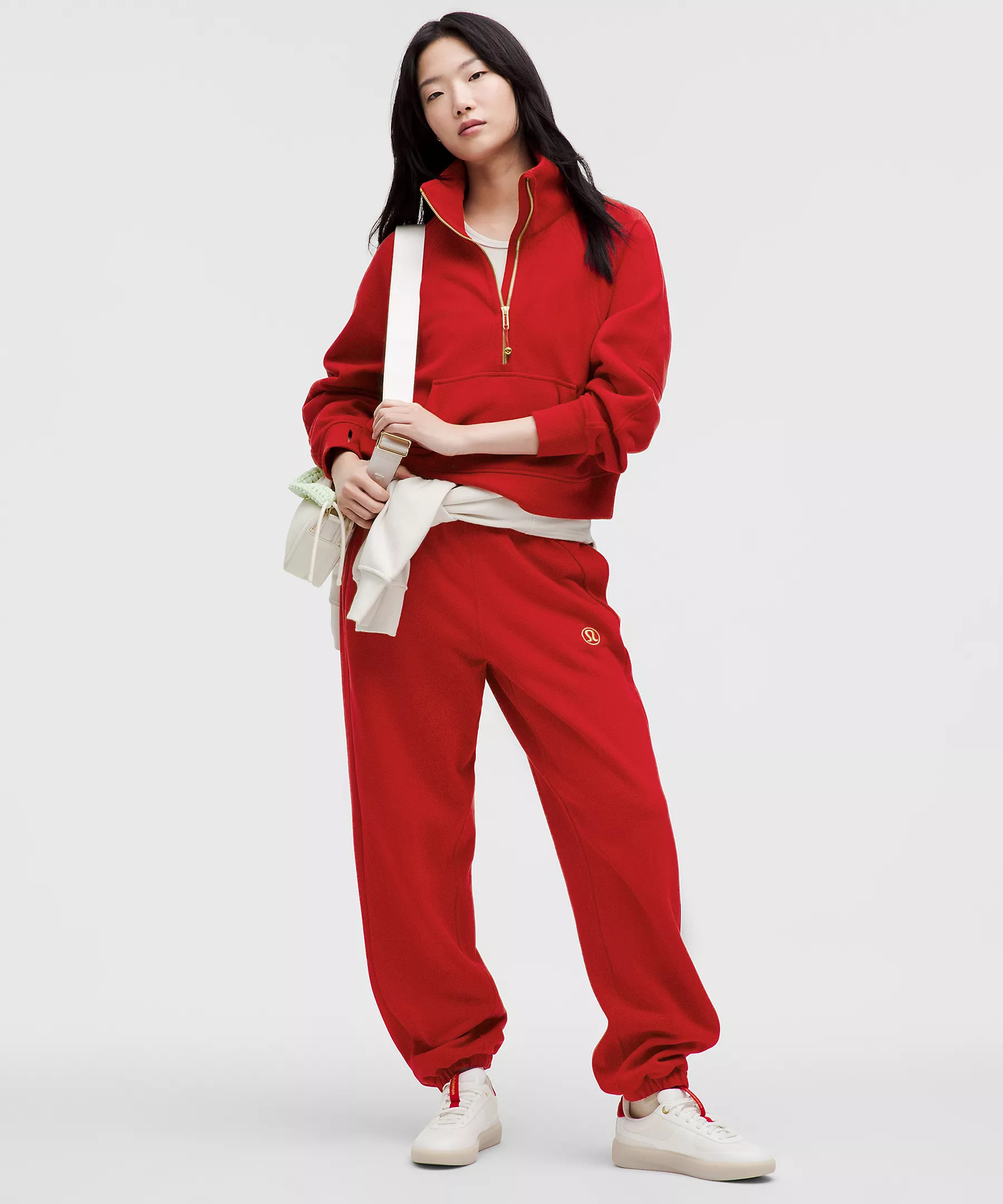 Lunar New Year Scuba Oversized Funnel-Neck Half Zip | Women's Hoodies & Sweatshirts | lululemon | lululemon (CA)