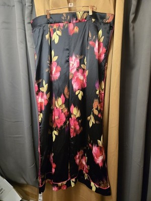 Torrid Size 3 Wide Leg Satin High Rise Pant | eBay US