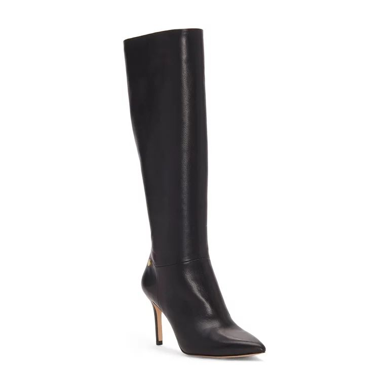Louise Et Cie Women's Sevita Tall Stiletto Pointed Toe Leather Boots BLACK (8, BLACK) - Walmart.c... | Walmart (US)