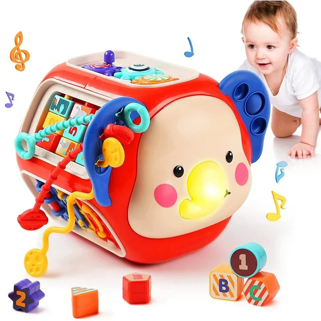 iYofe Kids Baby Activity Cube with Music, 20 in 1 Baby Toys for 1 2 Year Old Girls Boy Gifts, Mon... | Walmart (US)