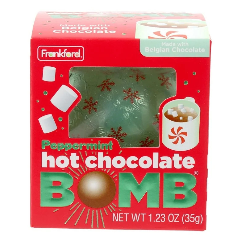 Frankford Original Hot Chocolate Bomb, Pepperming, 1.23 ounce | Walmart (US)