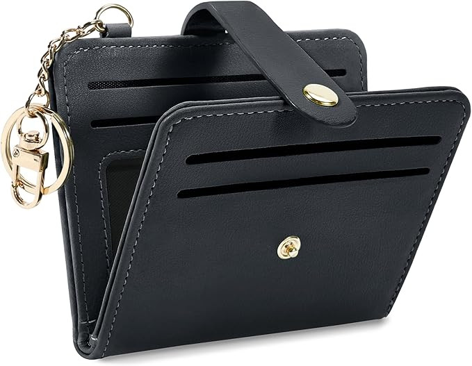 Airkit Small Wallets Woman RFID Blocking Leather Credit Card Holder - with ID Window - Card Walle... | Amazon (US)