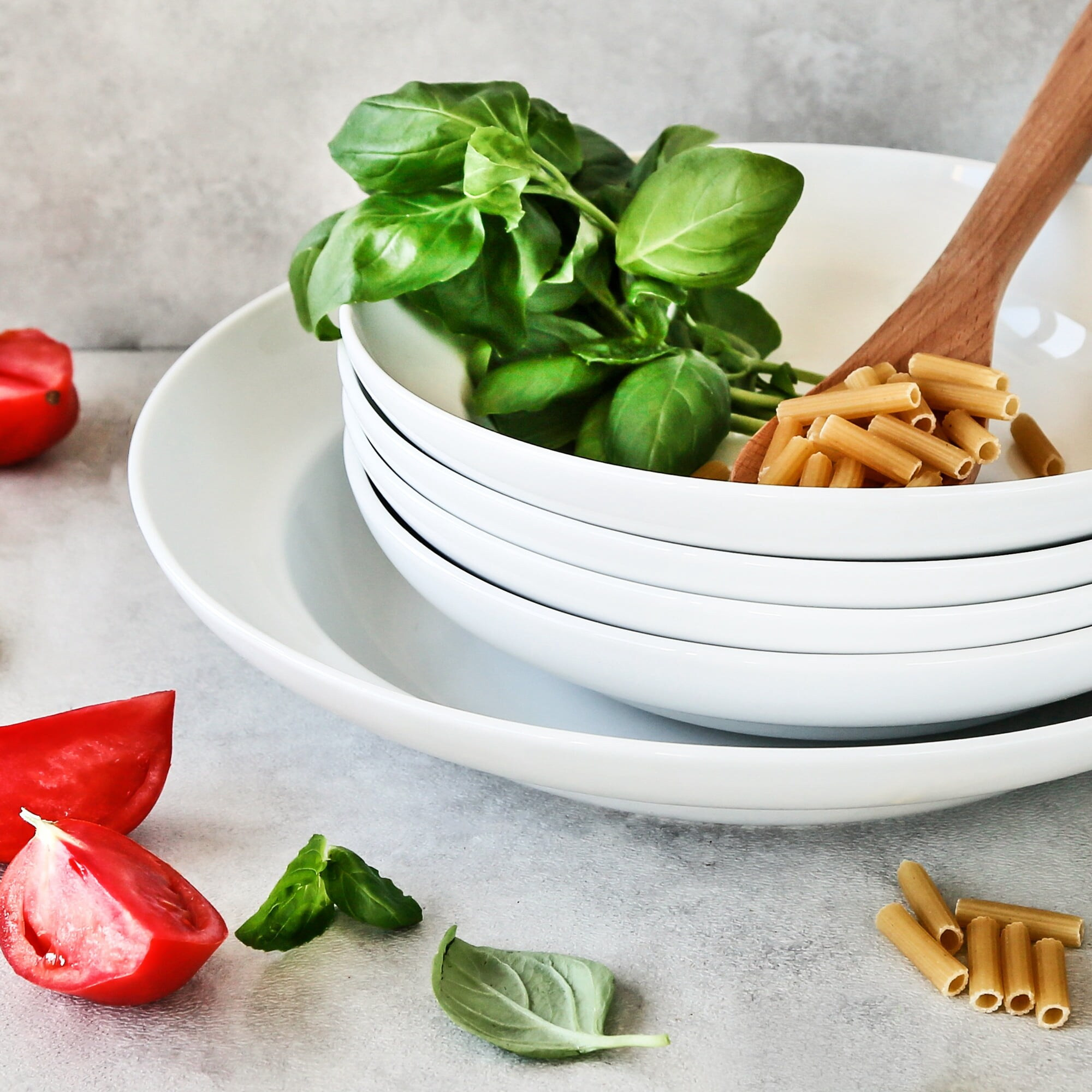 5 Pieces Pasta Serve Bowl Set, Porcelain | Bed Bath & Beyond