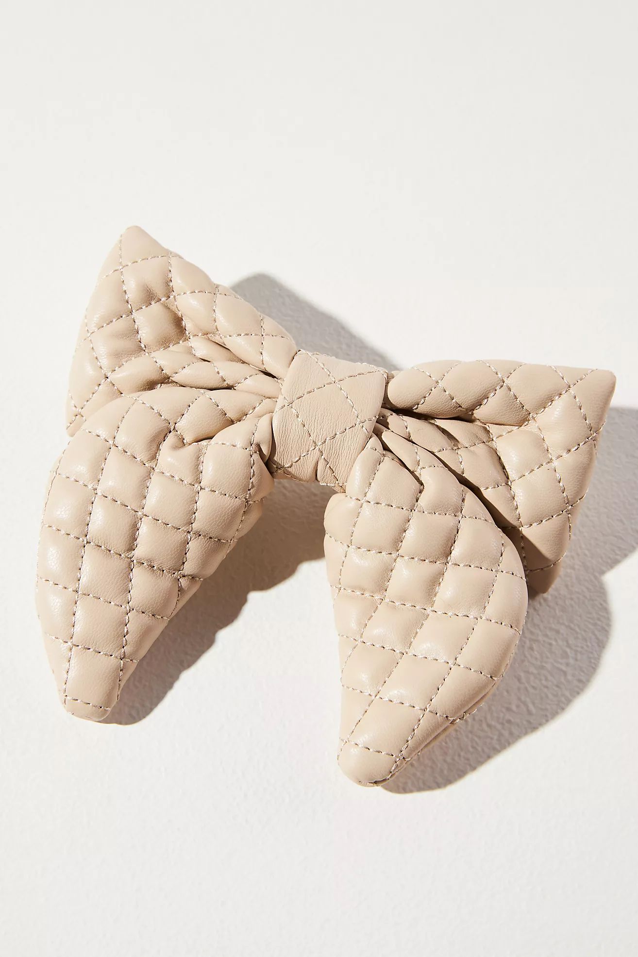 Quilted Puffy Bow Clip | Anthropologie (US)