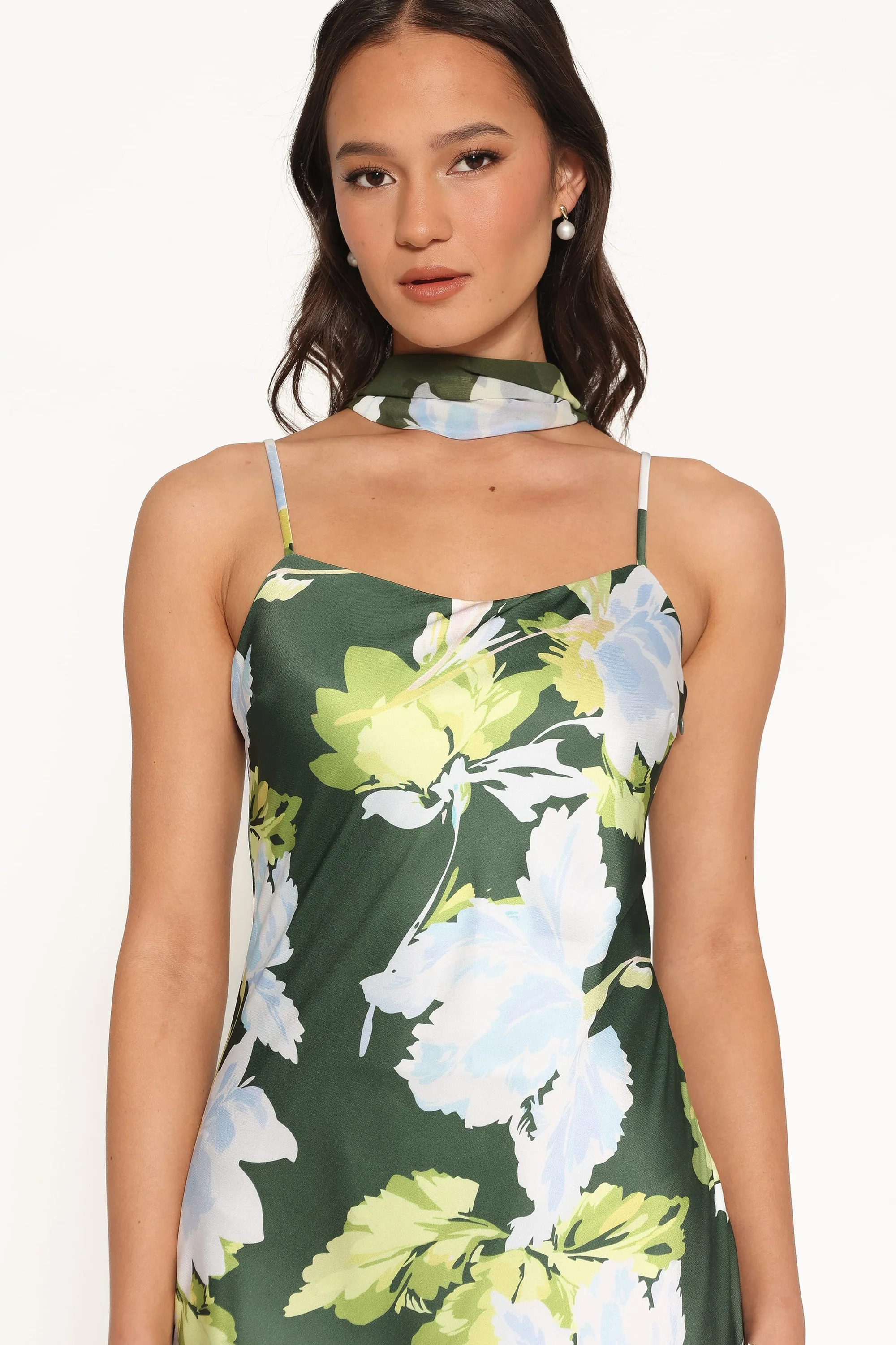Kinara Maxi Dress - Olive Floral | Petal & Pup (US)