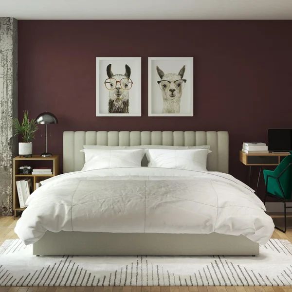 Brittany Tufted Upholstered Low Profile Storage Platform Bed | Wayfair Professional