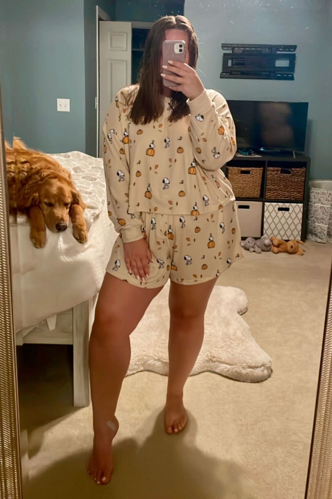 The most comfortable & soft pajamas EVER! I love Peanuts and when I saw this American Eagle pj set was back in stock, I had to grab it! Get yours before they sell out 🛍️ I grabbed this pair in an XXL and they are perfectly oversized! Not too big but just enough to be loose and comfy.

#LTKOver40 #LTKMidsize #LTKPlusSize