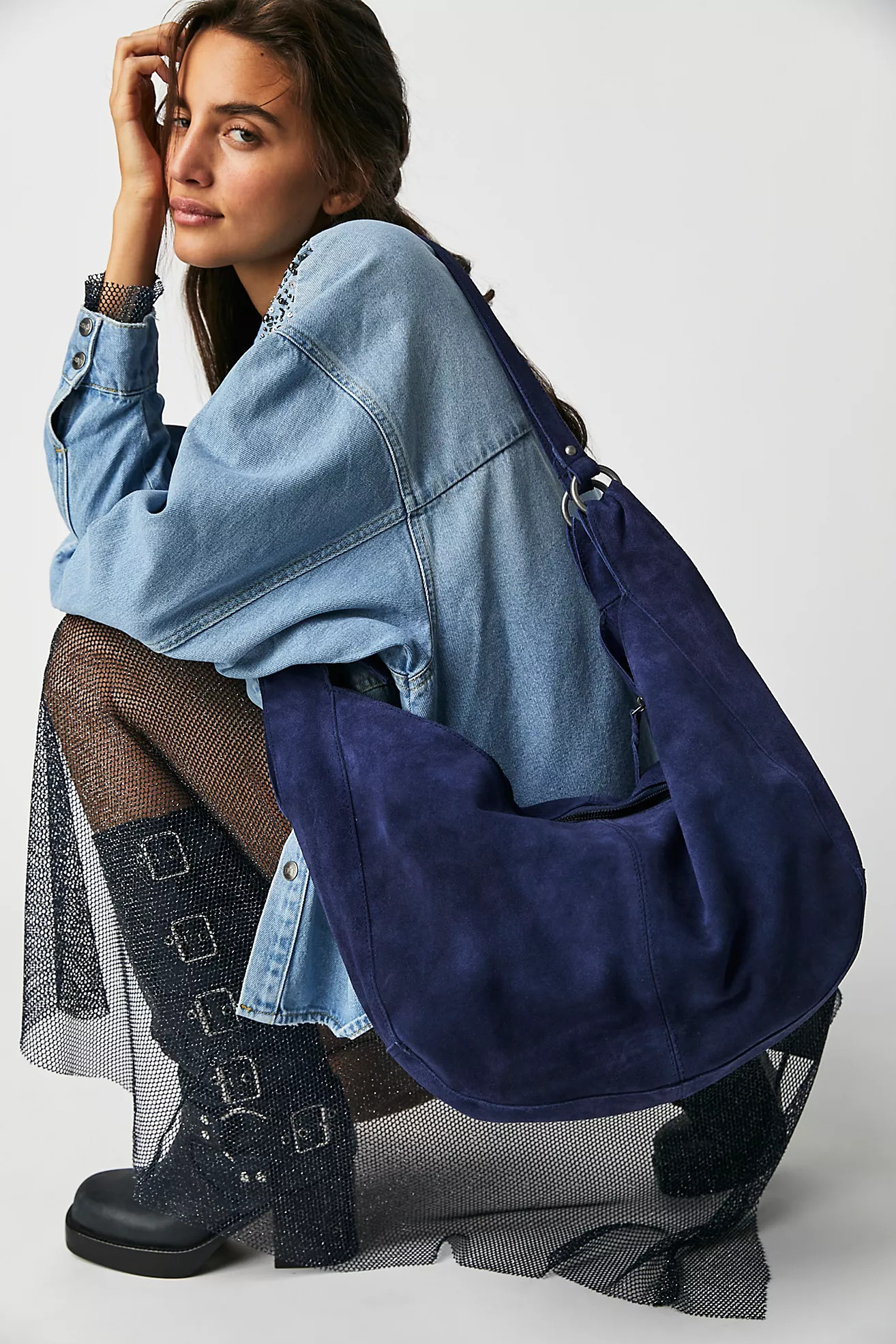 Roma Suede Tote Bag | Free People (Global - UK&FR Excluded)