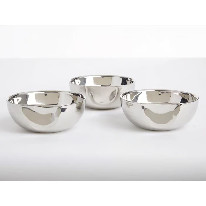 Godinger Silver Art Co Hammered Trio Connecting Nut Bowls | Wayfair | Wayfair North America
