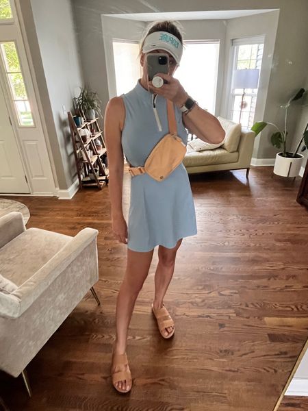 Summer uniform for mom-on-the-go! 
This amazon tennis dress has unattached shorts with two pockets , comes in loads of colors and provides nice coverage up top. 
These sandals are my best summer wardrobe purchase so far! They are so comfortable, durable, and water resistant. I will be buying more colors for sure! 

#LTKfamily #LTKsalealert #LTKSeasonal