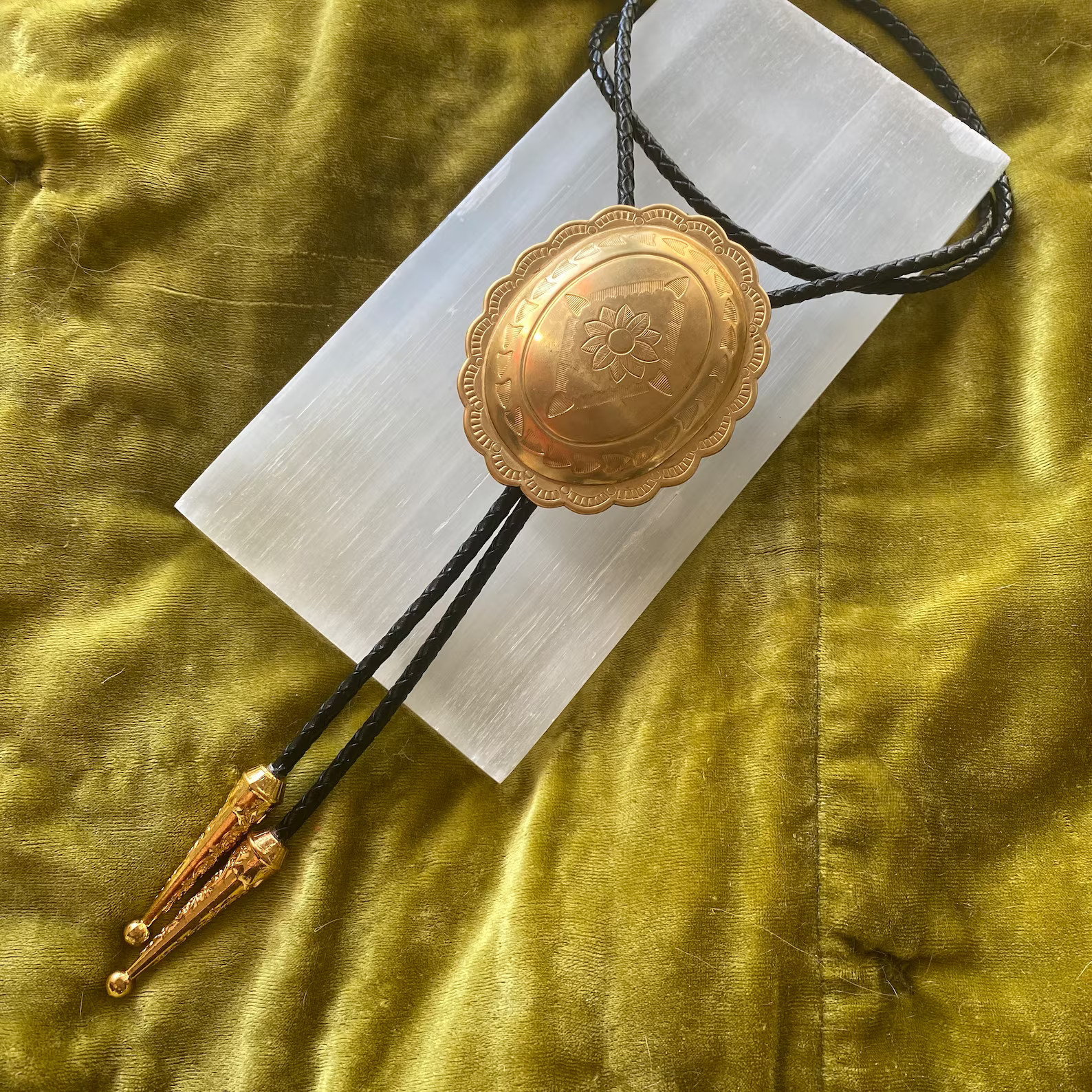 Statement Gold Concho Bolo- as Seen on Lainey Wilson. Bolo / Statement Bolo / Western Wear - Etsy | Etsy (US)