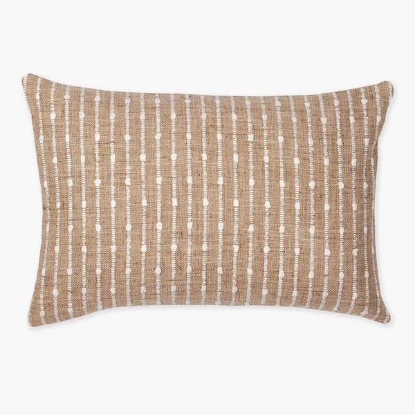 Bardot Lumbar Pillow Cover - Burlap | Colin and Finn