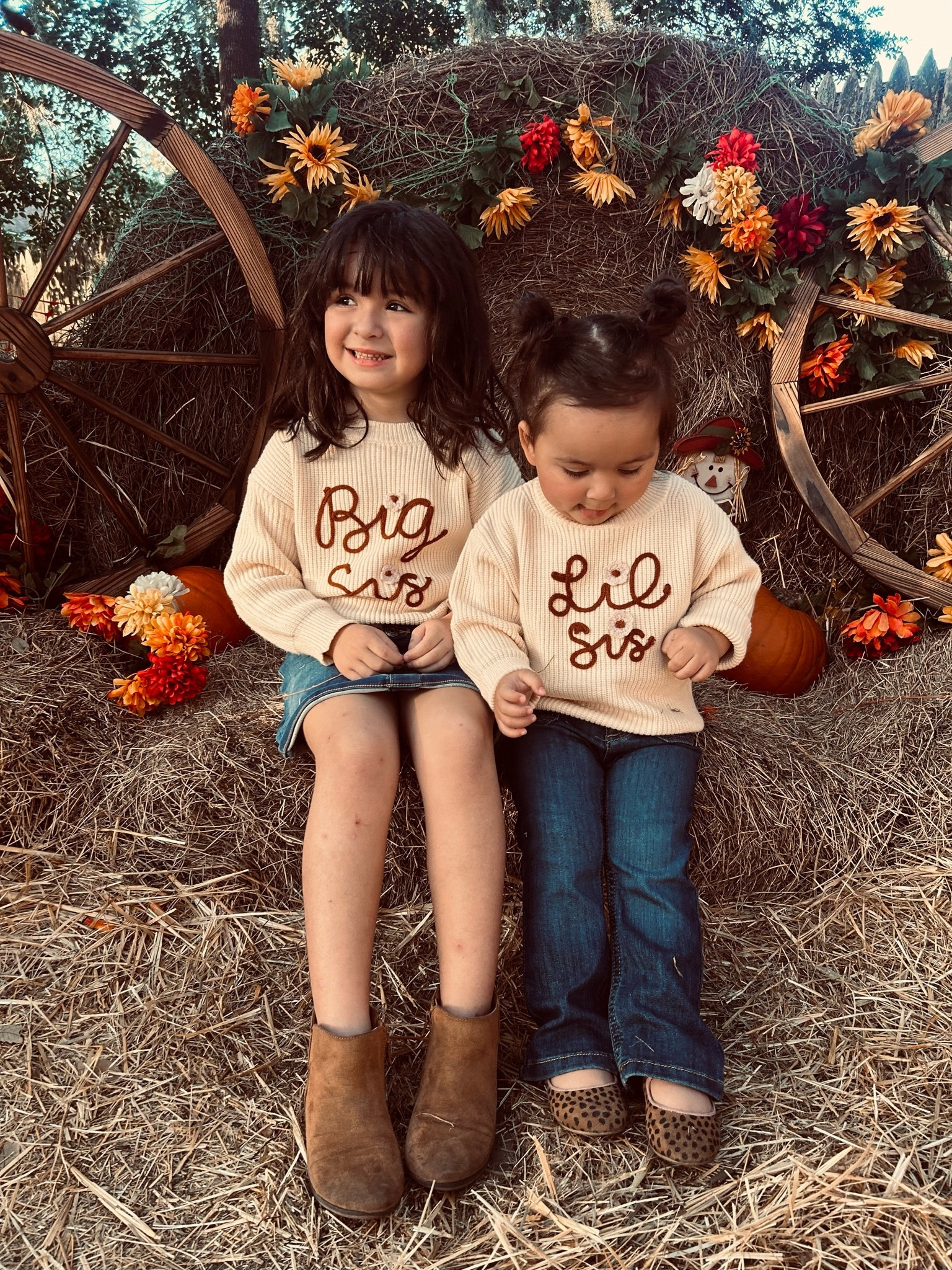 Sweet Sisters sweaters! 

#LTKHoliday #LTKkids #LTKSeasonal