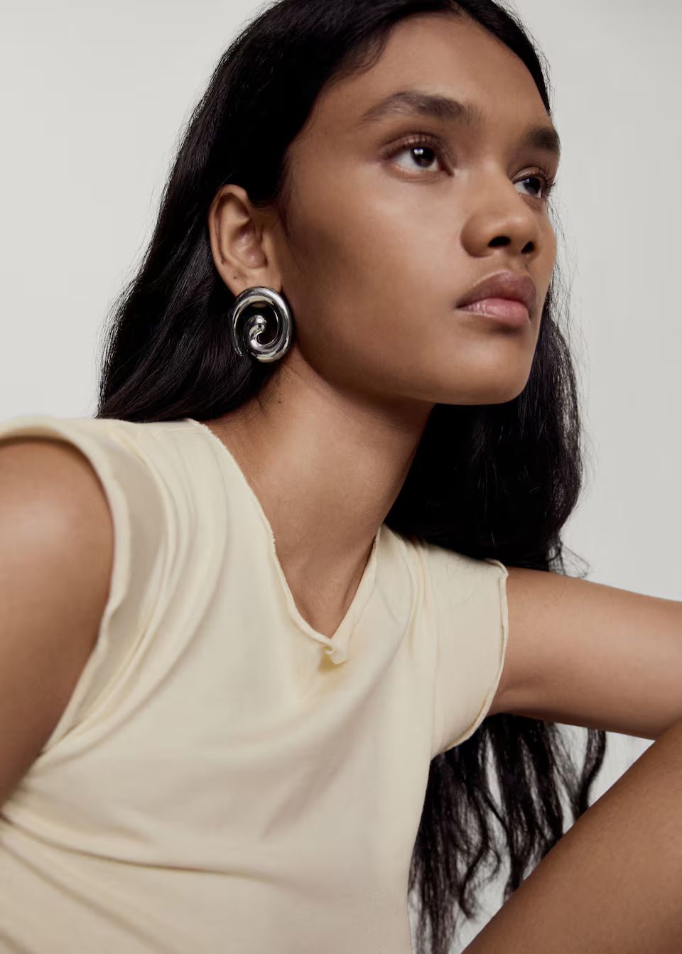 Spiral earrings -  Women | Mango USA | MANGO (US)