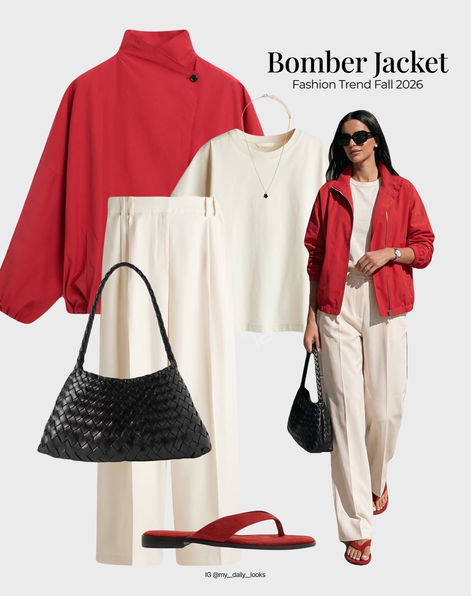 Bomber jacket outfit 🖤

Tags: summer outfits, pre-fall, early fall, fall jacket, technical bomber, fall oitfit women, cotton jacket, casual look, capsule wardrobe, high street.

#LTKstyletip #LTKautumn #LTKbag