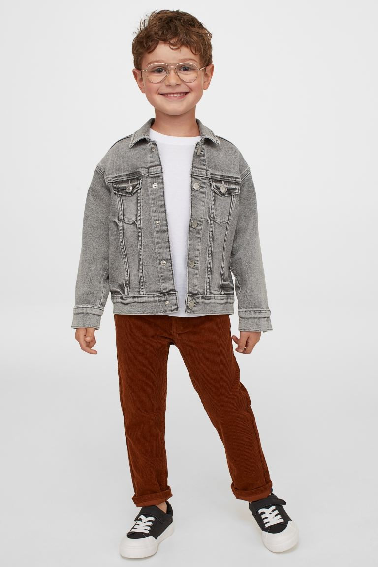 Slim Fit Corduroy Pants | H&M (US + CA)