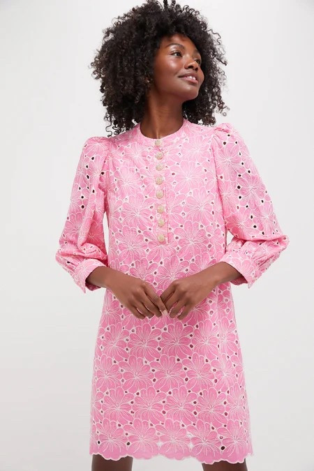 The perfect Easter dress! Dress for Easter, Easter, Easter outfit, pink dress, eyelet dress, spring dress, spring shower dress, shower dress, baby shower dress, spring wedding guest dress. Callie Glass 

#LTKSeasonal #LTKWedding #LTKStyleTip