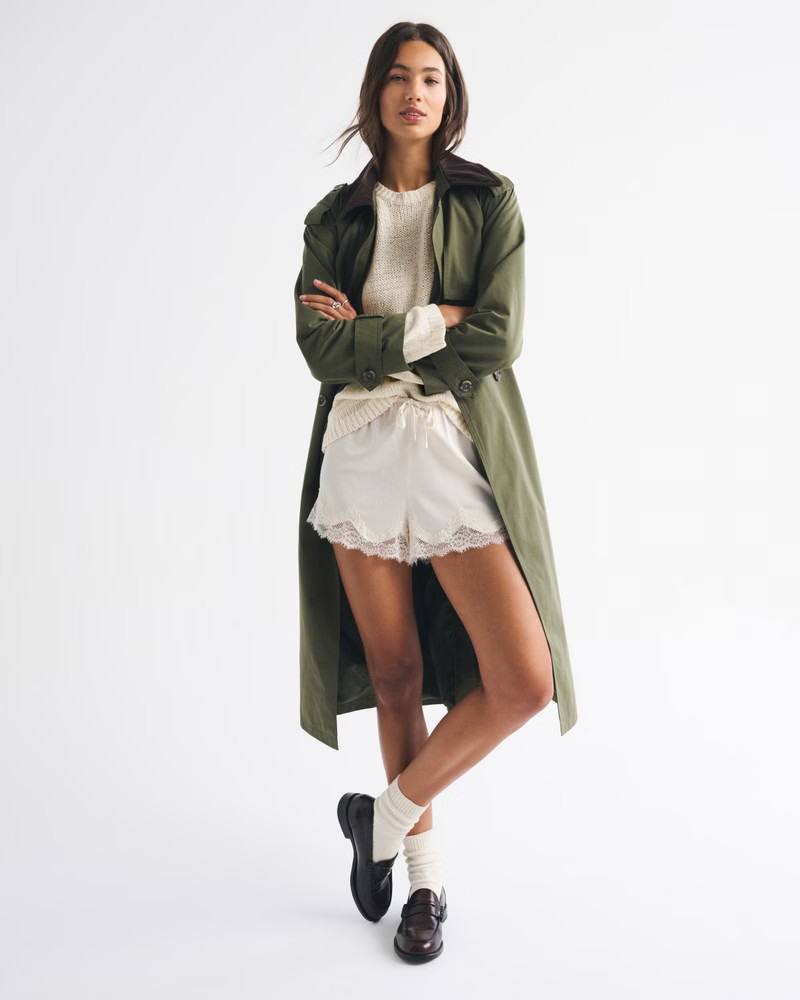 Open-Stitch Textural Crew Sweater | Abercrombie & Fitch (US)