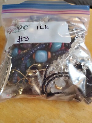 1 Lbs. Grab Bag Collection Of Mixed New And Vintage Fashion Jewelry Lot 3  | eBay | eBay US
