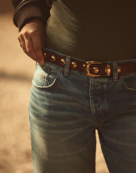 Studded Western Belt | Madewell