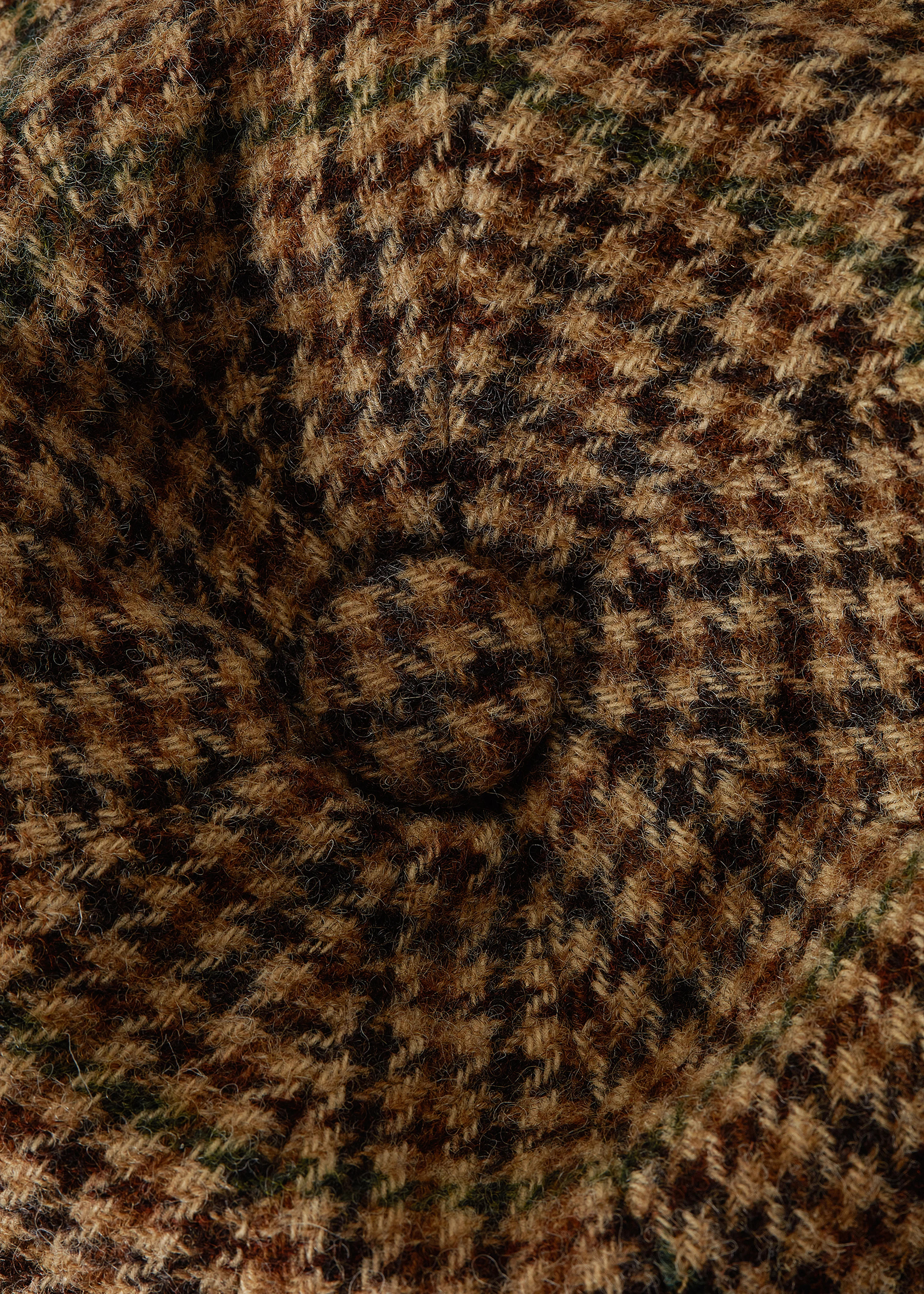 Baker Boy Cap (Hailes Green Tweed) | Holland Cooper