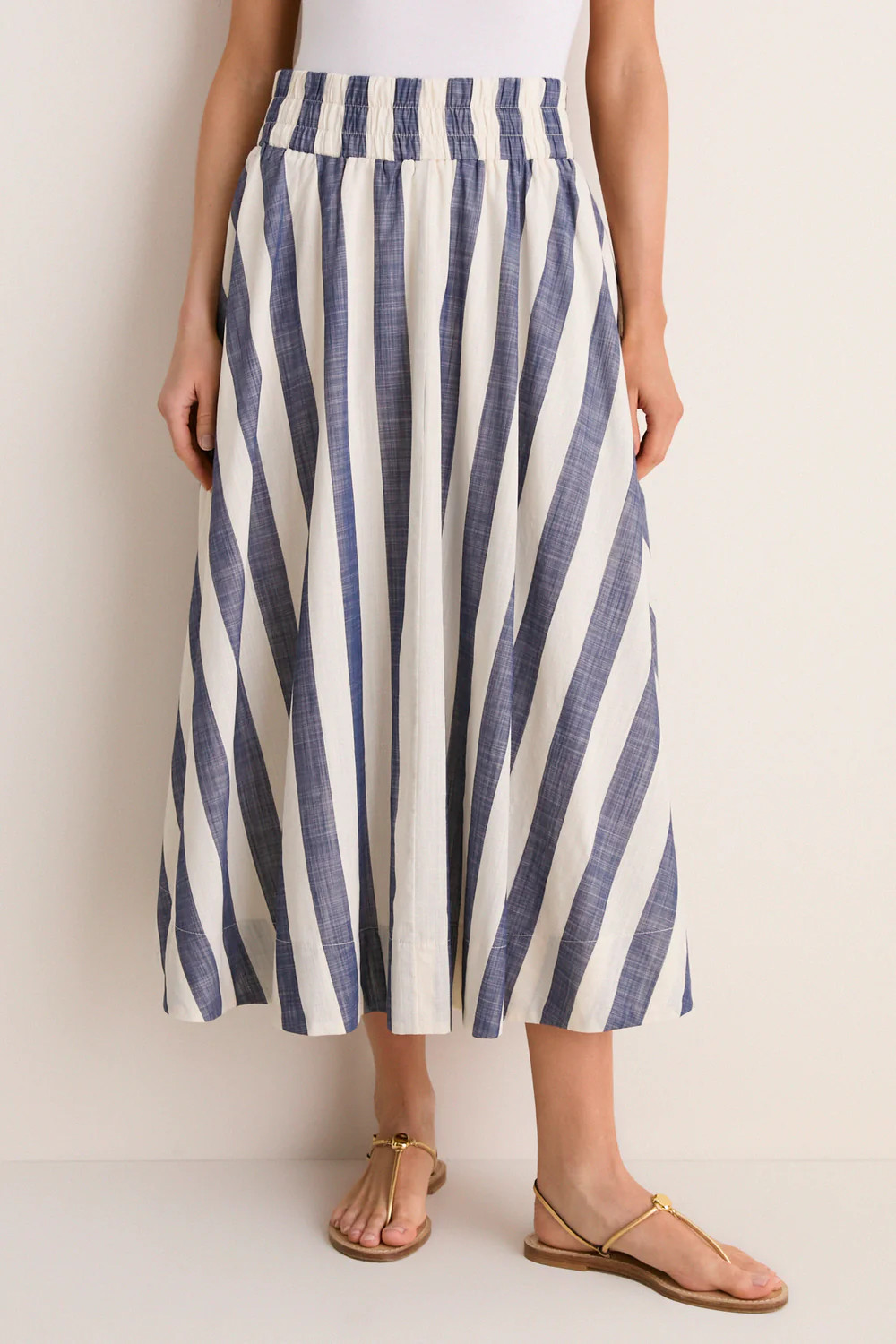 Villa Stripe Niki Circle Skirt | Tuckernuck (US)