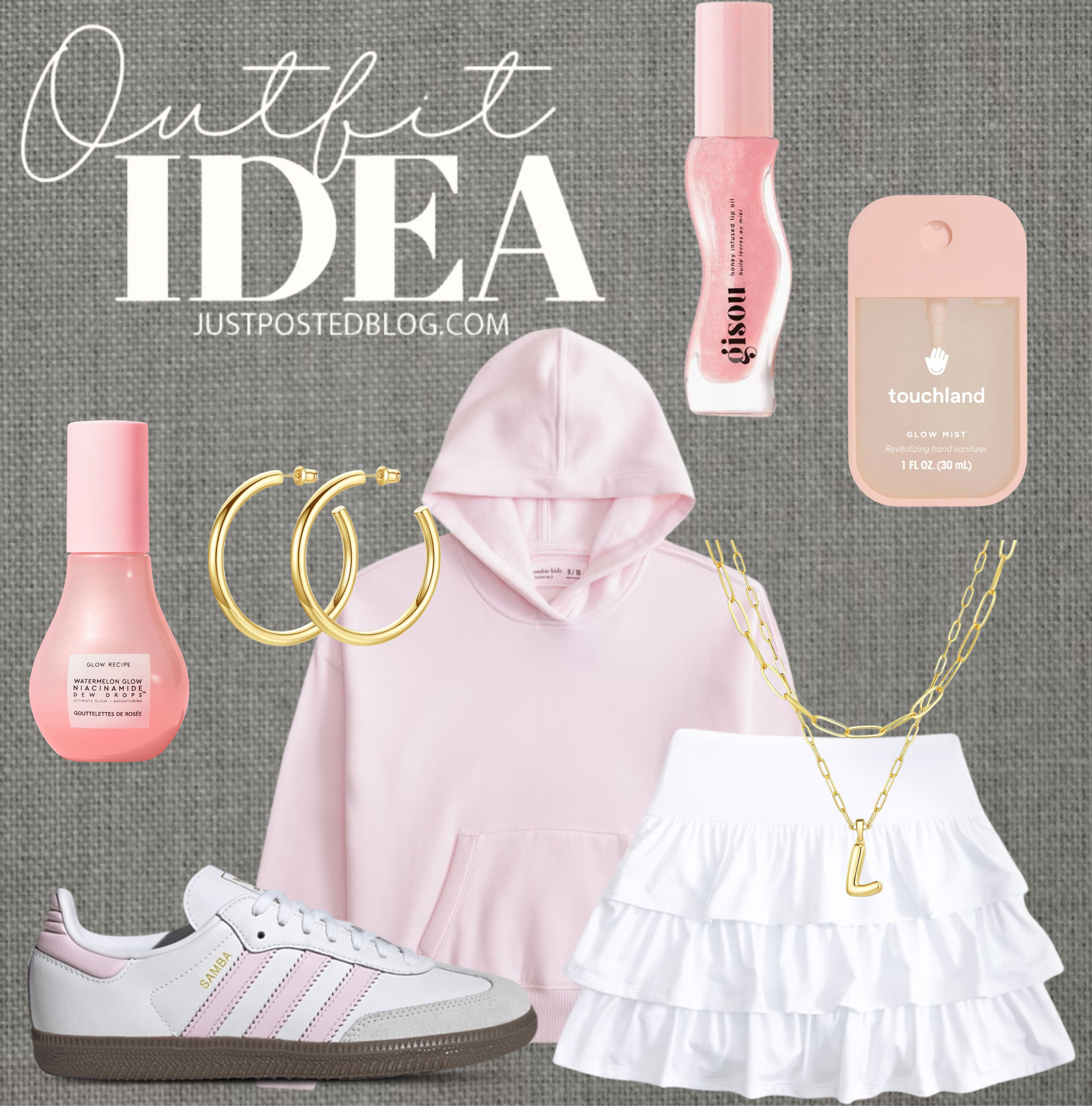 Cute and comfy pink outfit for tweens and teens! 

 