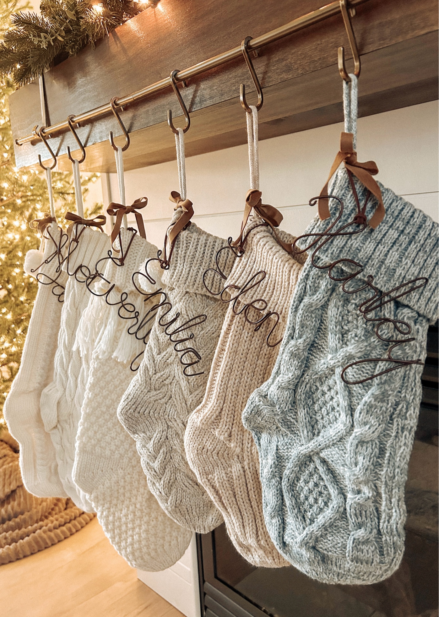 Can you believe it’s Amazon??!

These custom stocking tags are only $3.99 each and I got mine in 10 days! Knitted stockings also from Amazon.



stocking tags, neutral Christmas, handmade Christmas 

#LTKSeasonal #LTKSaleAlert #LTKHoliday