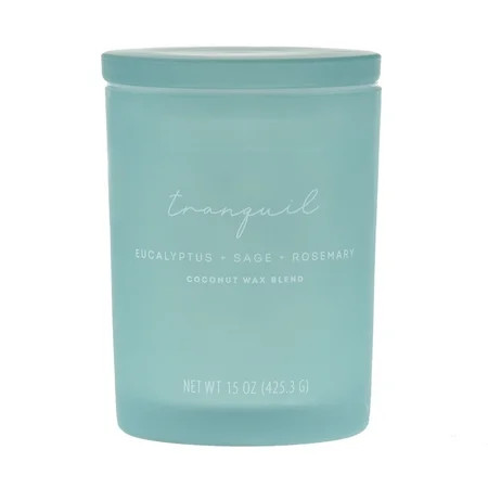 Allswell 15oz Scented 2-Wick Spa Candle - Tranquil (Eucalyptus + Sage + Rosemary) | Walmart (US)
