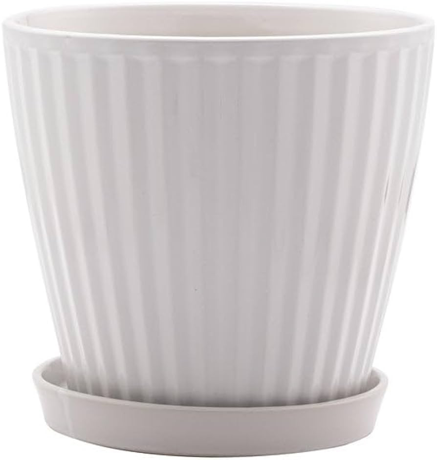 Napco Imports Decorative Home or Garden 6.75 x 12 Inch Indoor or Outdoor Flower Planter Holder Po... | Amazon (US)