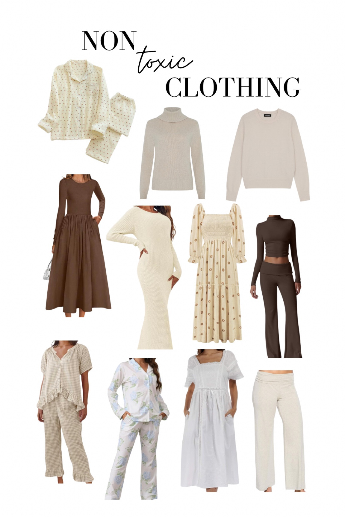 Non toxic clothing on a budget! 

#LTKFindsUnder50 #LTKStyleTip #LTKFindsUnder100