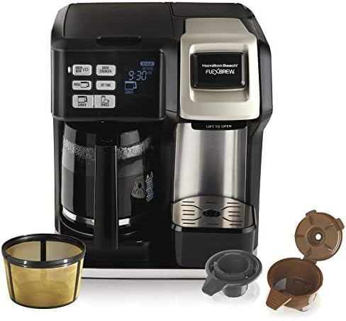 Amazon.com: Hamilton Beach FlexBrew Trio 2-Way Single Serve Coffee Maker & Full 12c Pot, Compatib... | Amazon (US)